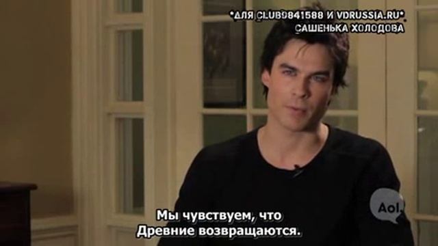 Актеры Дневников Вампира о Клаусе и 3 сезоне (РУС Суб) смотреть онлайн