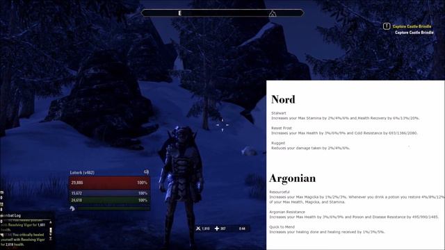 ESO Tanking Tips - Racial Choices