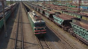 Магнитогорск, железнодорожная станция Магнитогорск-Грузовой (29.08.2017)