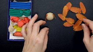 Королева осень, простая поделка