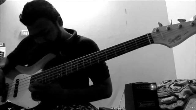 crazy joey | joe satriani | shockwave supernova | bass cover смотреть онлайн