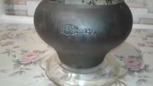 Старинный чугунок восстановлен!