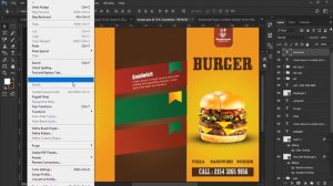 Create a Tri fold Restaurant Brochure - Photoshop Tutorial