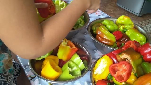 Перцы-апельсинки и воловье ухо: заморозка 2 способами на зиму