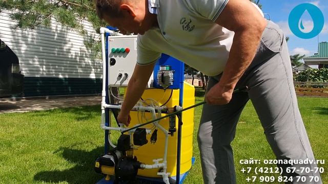 Обзор процесса промывки станций очистки воды от Озон-Аква