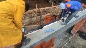 Устанавливаем шпильки с помощью Хим анкера под мауэрлат.