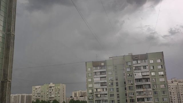 Первая гроза в Москве 22 мая 2023 Открытие грозового сезона 2023.