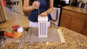 Приспособление для быстрого нанизывания шашлыков и канапе Brochette Express