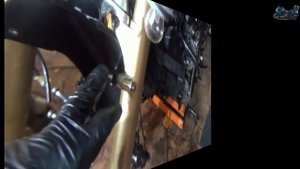 Proyecto BMW K1200LT. Cómo desmontar y montar la rueda delantera. Video 31.