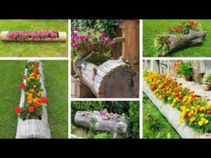 37  фантастических идей своими руками, как превратить ствол дерева в красивое украшение сада