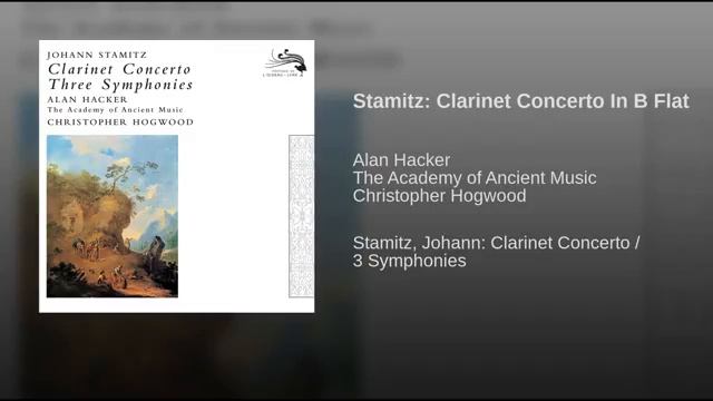 Stamitz_ Clarinet Concerto In B Flat