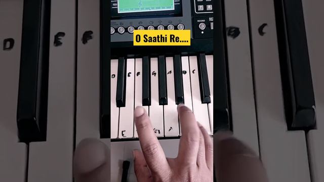 O Saathi Re.... #keyboard #tutorial #casio #tutorial #piano #oldisgoldsongs