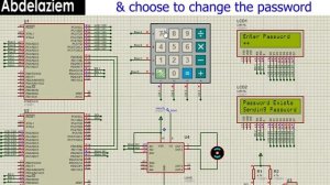 Embedded Systems - Full Security System - (AVR ATmega16) - Proteus