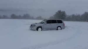 Subaru Forester XT STI 2.0 Turbo - Snow off-road!!!