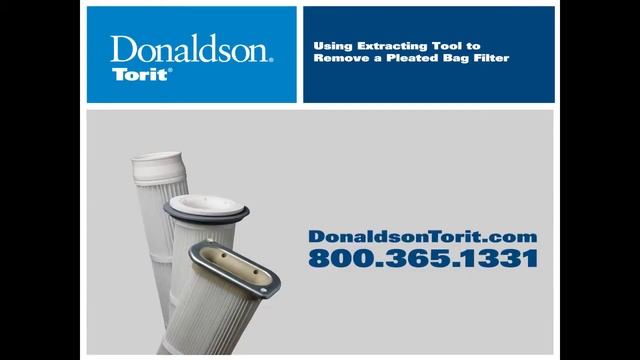 Установка и демонтаж гофрированных рукавных фильтров Donaldson