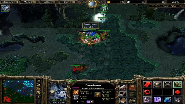 DotA 6.79e - Spirit Breaker, Barathrum Beyond GODLIKE !