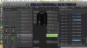 Logic Pro X (10.0.0) on OS X Lion 10.7.5 Hackintosh with Q6600 at 3.01 Ghz