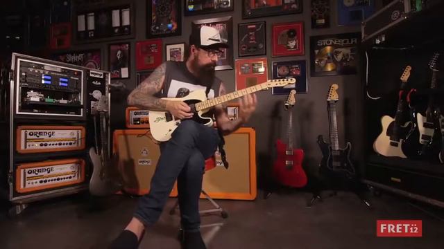 How to Play Psychosocial Slipknot by Jim Root смотреть онлайн