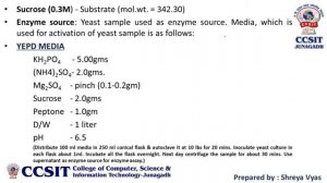 B.Sc.(Sem-3) Biotehnology Practical [7] - Activity of Invertase Enzyme