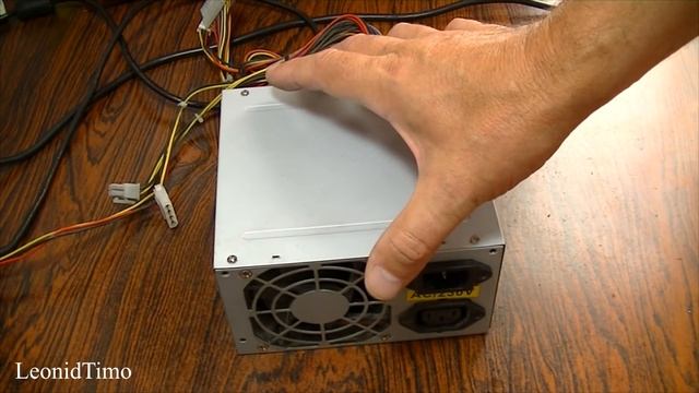 Как включить компьютерный блок питания без компьютера смотреть онлайн