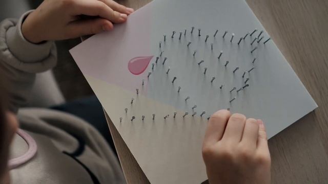 Набор для творчества по созданию картин из гвоздей и нитей. String Art Lab. смотреть онлайн