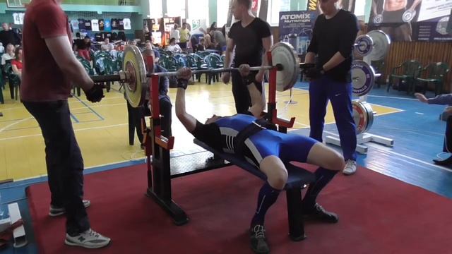 498 Старков Юрий. Жим лежа 110 кг. Кубок Украины 2015 (UPC) смотреть онлайн
