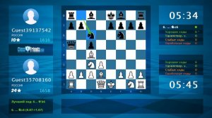 Chess Game Analysis: Guest35708160 - Guest39137542 : 1-0 (By ChessFriends.com)