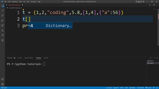 Tuples in Python | Tuple Unpacking | Python Tutorial For Beginners Part #39