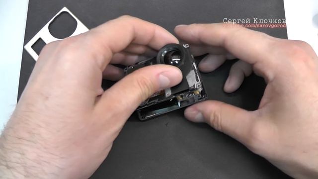 Царапина на линзе GoPro ремонт смотреть онлайн
