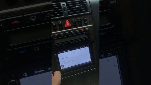 2din магнитола idoing на W210 смотреть онлайн