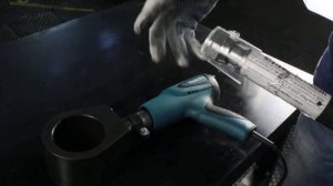 Термоусадочный колпачок. Усадка при помощи насадки