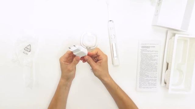 Зубная щетка звуковая электрическая CS Medica CS-333-WT белая смотреть онлайн