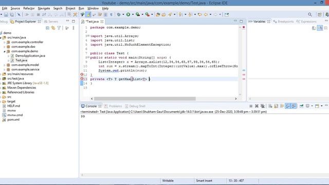 Generics : work on generic with wrapper class смотреть онлайн