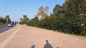 Hotel Santa Marina 4* Анталия, Турция - дорога от отеля до пляжа.