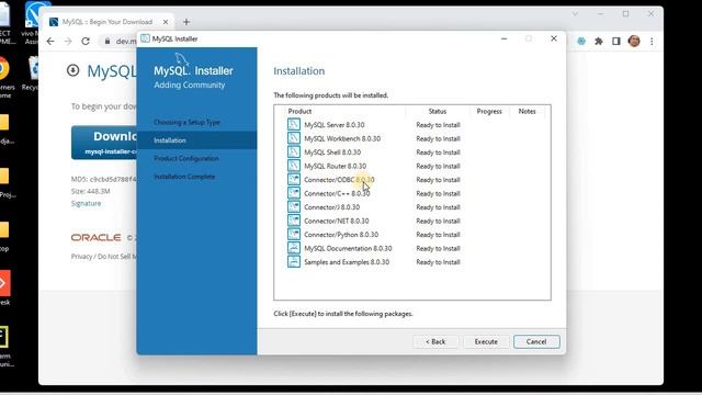 Install latest Mysql - Mysql Community server 8.0.30