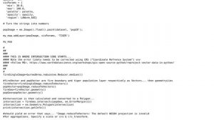 GIS: How to plot intersection of layers in EE Python... getting WGS84 error?