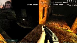 Прохождение мода Hallowed mod для DOOM 3 в первый раз на высоком уровне сложности (g_skill 2).