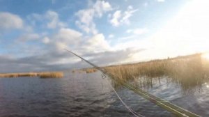 Нахлыст.Щука озера Бабите.Советы начинающим.