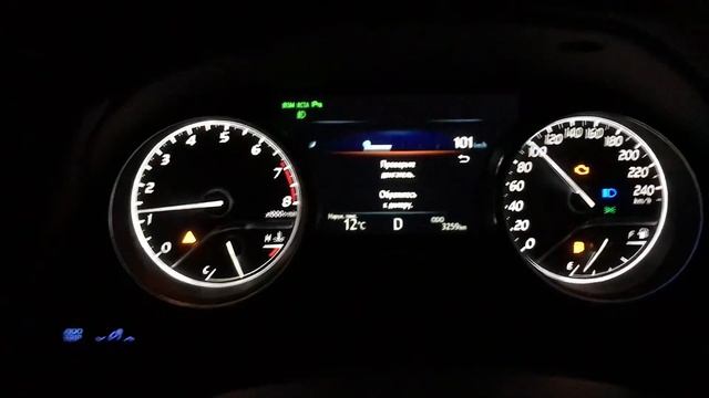 Новая Toyota Camry v70 3.5 заводской тюнинг 301лс. Разгон 0-100 6.2сек