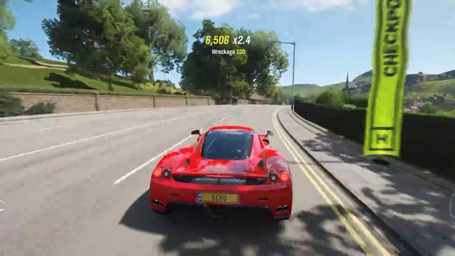 Impatiently trying to drive the Enzo Ferrari - Forza Horizon 4 смотреть онлайн