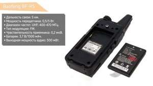 Рация Baofeng BF R5