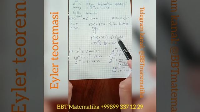 Eyler teoremasi