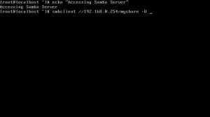 Access samba server