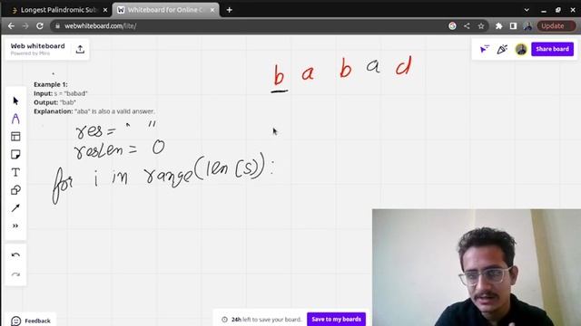 Longest Palindromic Substring (Leetcode -5) || Python Programming смотреть онлайн