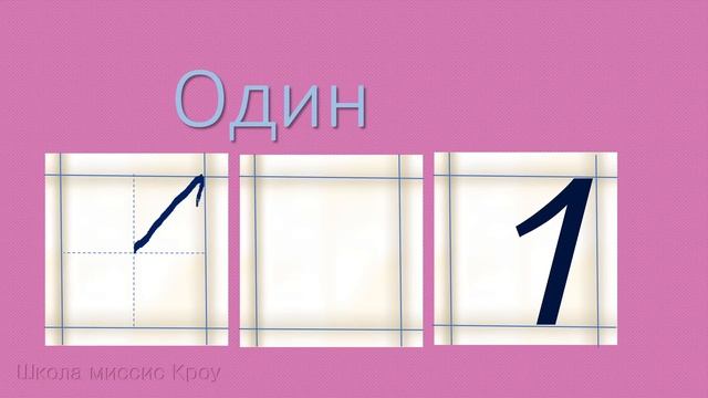 Число1.  Цифра 1. Не всё ли равно? // Математика. 1 класс
