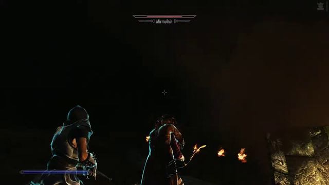 Elder Scroll V Skyrim First Dragon Fight смотреть онлайн