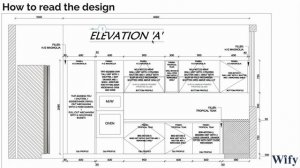 How to read Drawing & Learn to read the Kitchen drawing. #modular #modularkitchen