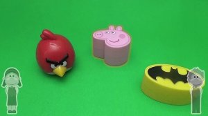 Surprise Egg Opening Memory Game for Kids!  Disney Batman Hello Kitty Peppa Pig Spider-Man!!