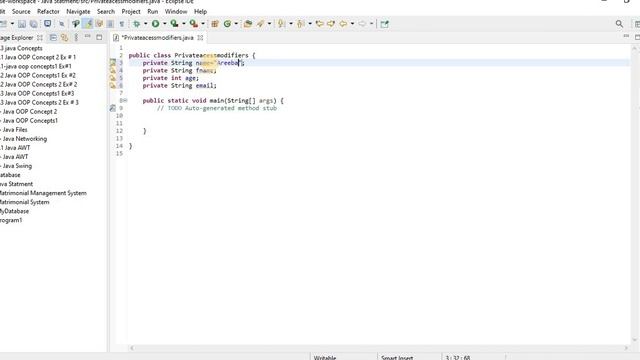 Private Access Modifier in Java | Lecture # 42 | Learn Programming смотреть онлайн