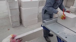 Пилим газоблок быстро и весело